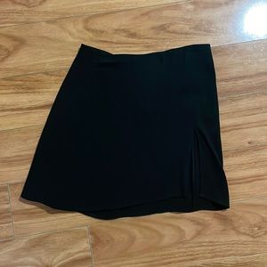 Reformation black Margo mini skirt size 0
